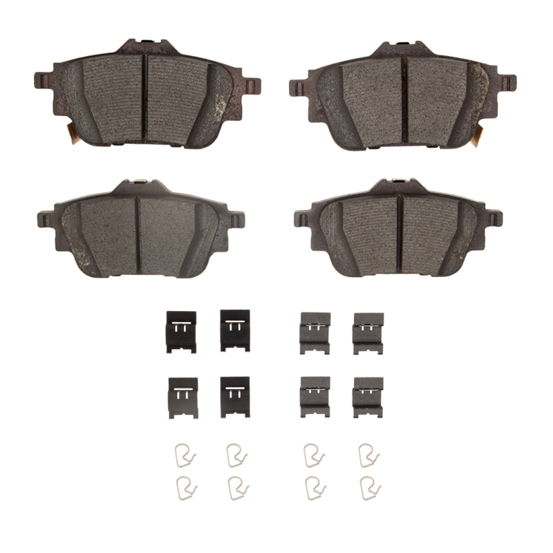 Nissan Sentra Brake Pads - Rear - R1 Concepts - R1 Ceramic Pads & Hardware Kit - `20-`25